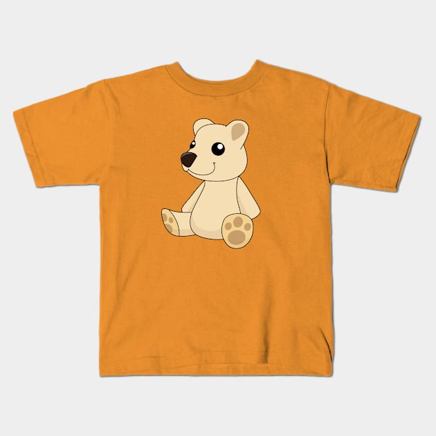 Teddy Bear Kids T-Shirt by Mstiv